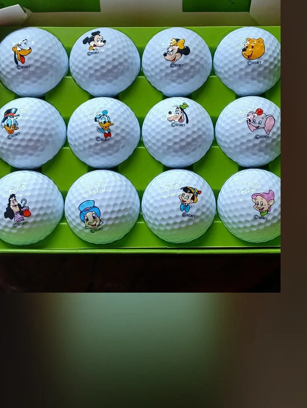 Vintage Disney Golf Ball Set